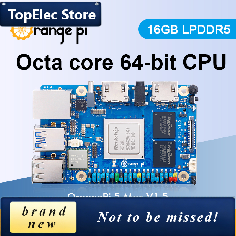TopElec Orange Pi 5 Max 16GB V - Rk3588 Mini Pc Board recensie en prijs